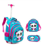 Three-piece Trolley Bag For Primary School Students - Cindi Book