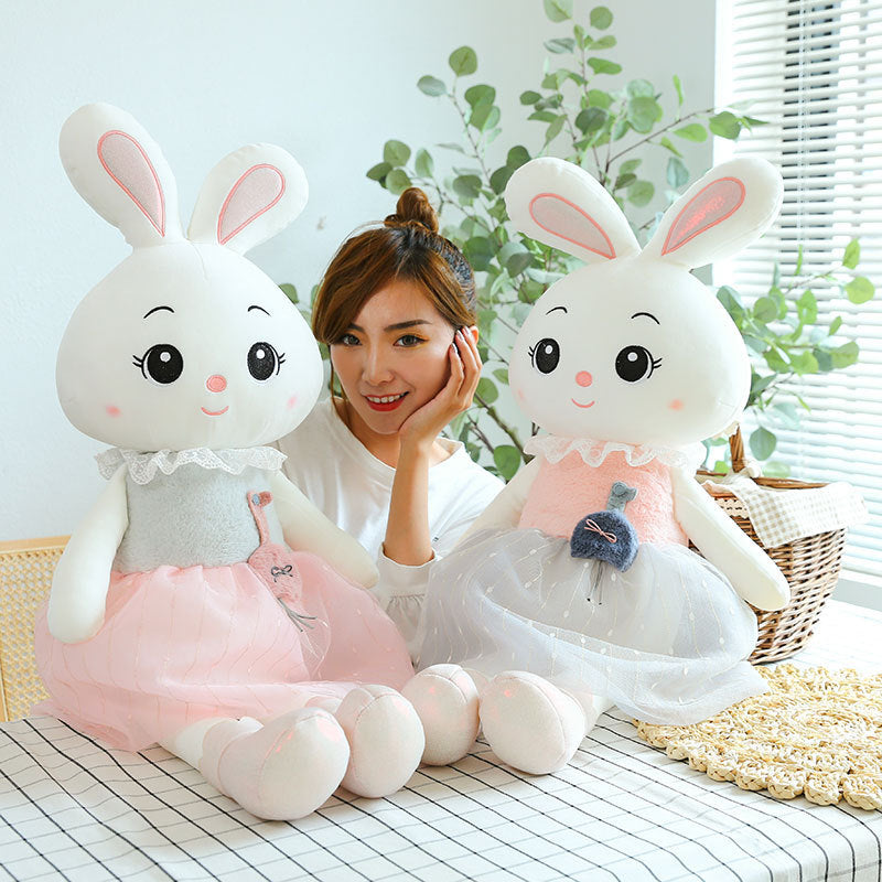 Cute Rabbit Plush Toy Doll Birthday Gift Sleeping Pillow - Cindi Book
