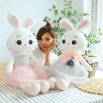 Cute Rabbit Plush Toy Doll Birthday Gift Sleeping Pillow - Cindi Book