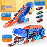 Tyrannosaurus Dinosaur Deformation Track Gliding Car - Cindi Book
