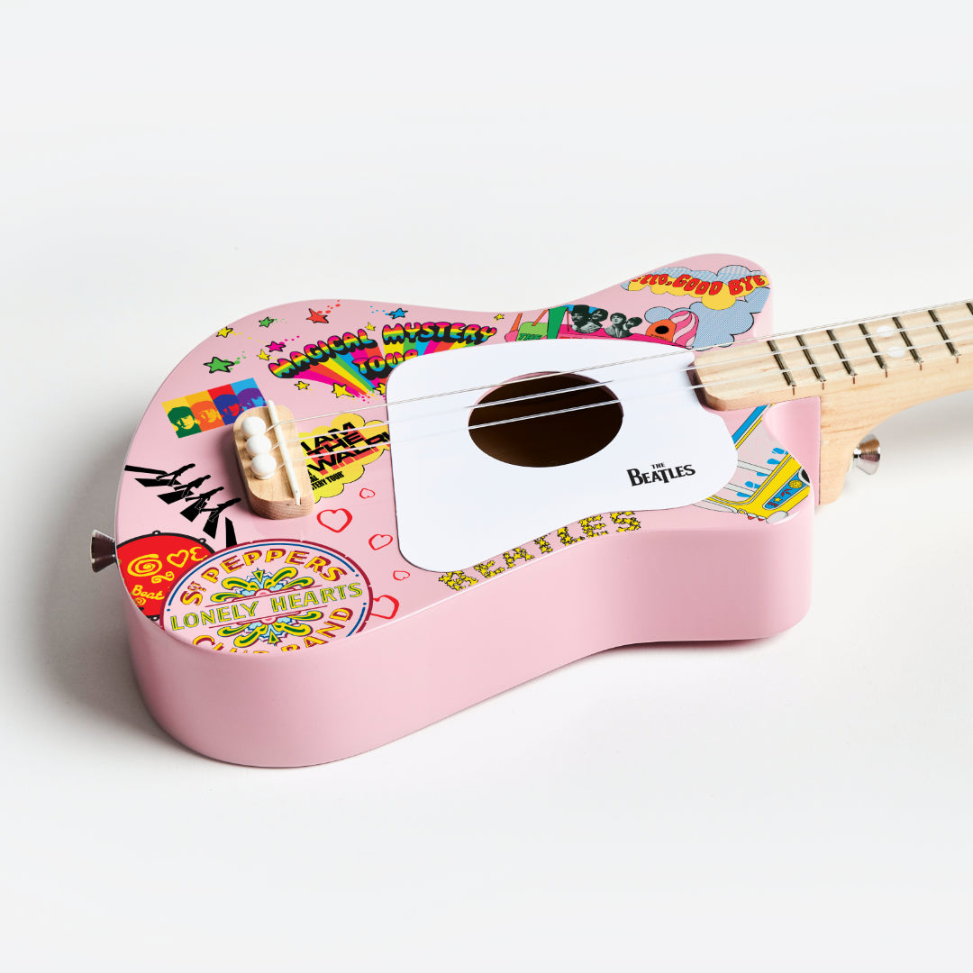 beatles + loog mini guitar (collective)