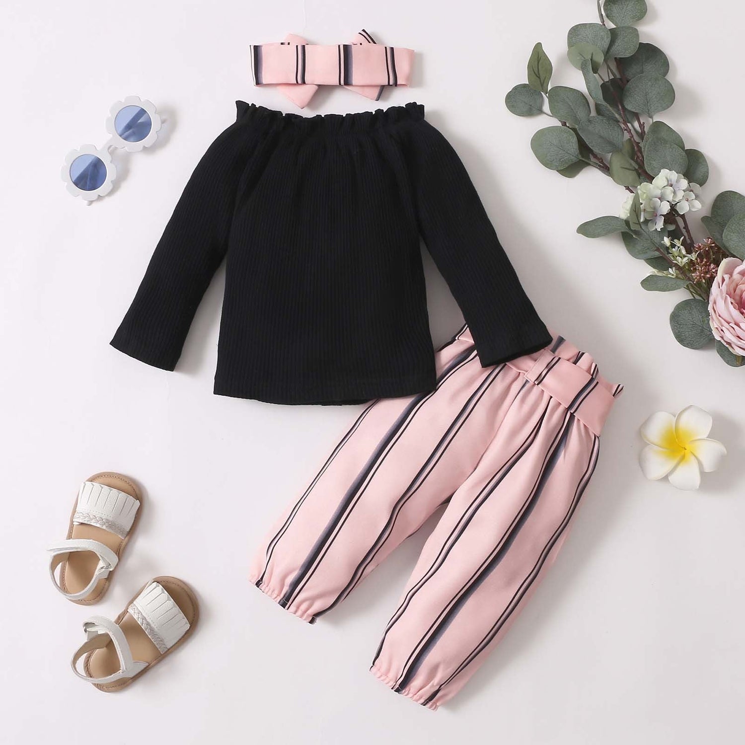 3M-24M Newborn Baby Outfit Set Toddler Girl Outfits