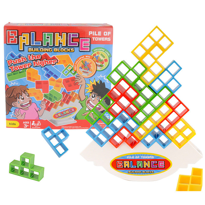 Balance Stacking Board Games Kids Adults Tower Block Toys For Family Parties Travel Games Boys Girls Puzzle Buliding Blocks Toy - Cindi Book