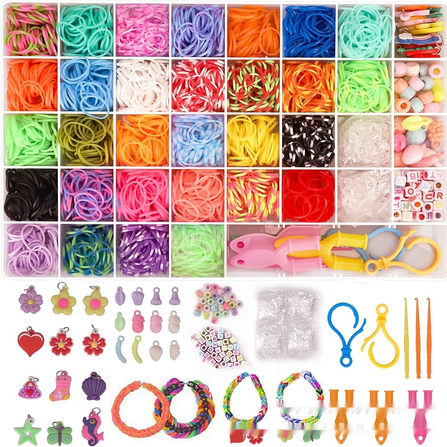 40 Grid 2500 Rainbow Handmade Knit Device - Cindi Book