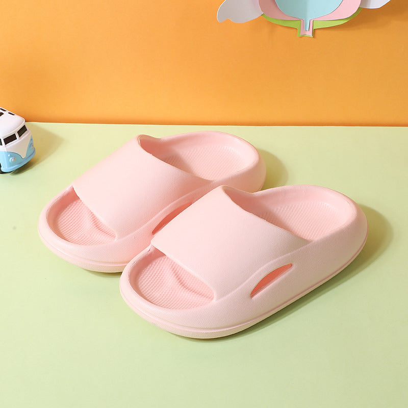 Summer Cute Thick-soled Soft-soled Home Indoor Outdoor Solid Color Sandals And Slippers - Cindi Book