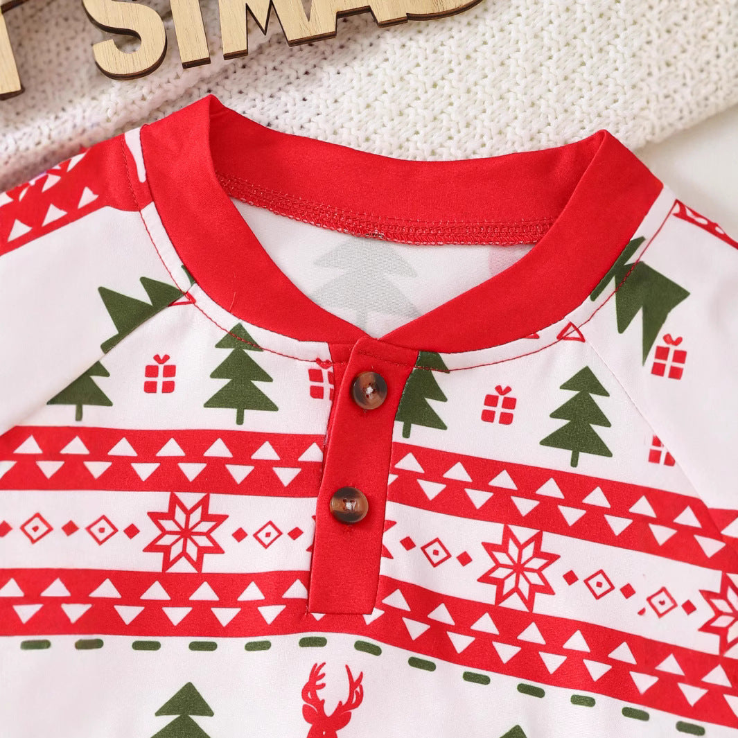 Fashion Boys Teenagers Christmas Printing Suit - Cindi Book