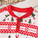 Fashion Boys Teenagers Christmas Printing Suit - Cindi Book
