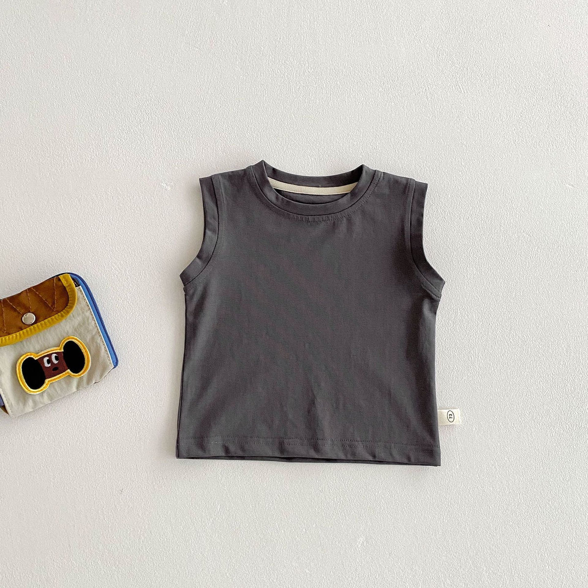 Simple Fashion T-shirt Fashion Baby Korean Style Cartoon Suspender Pants - Cindi Book