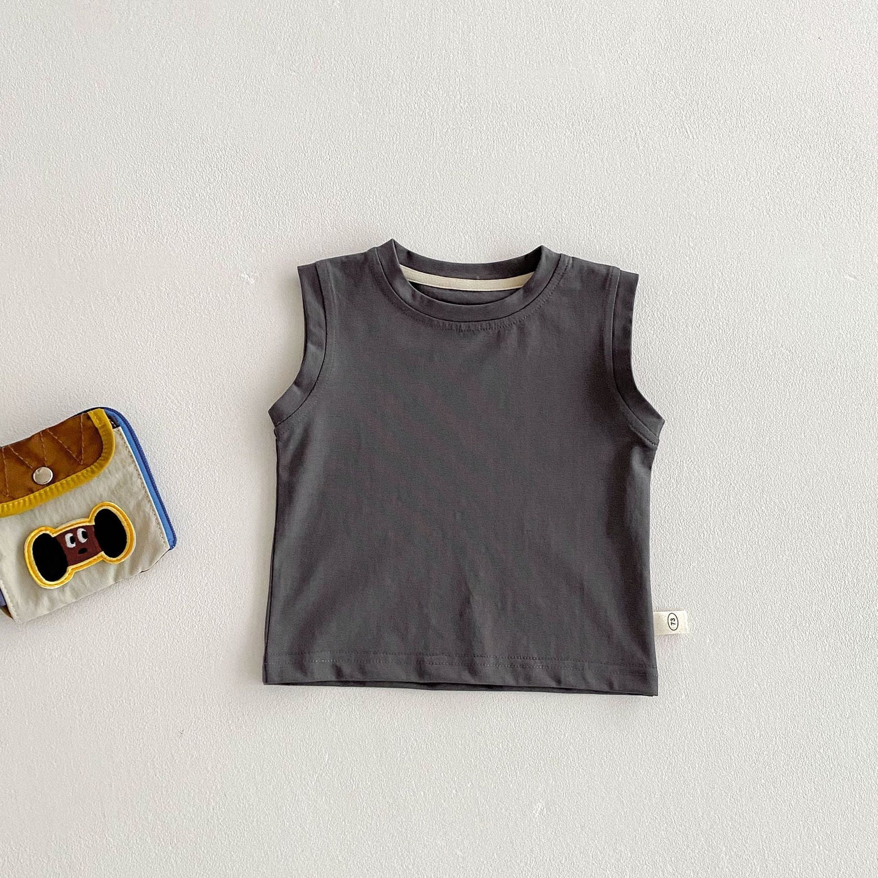 Simple Fashion T-shirt Fashion Baby Korean Style Cartoon Suspender Pants - Cindi Book