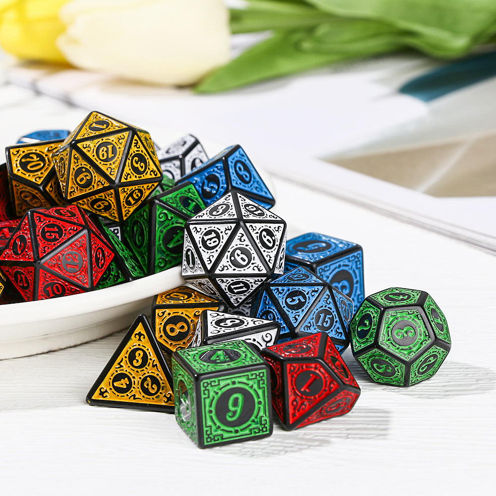 Pattern Multi-faceted Digital Dice Running Group Board Game Accessories Props - Cindi Book