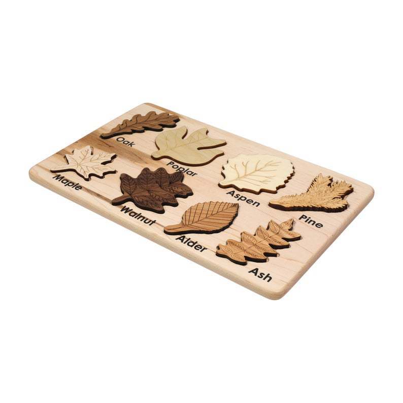 Leaves Montessori Puzzle Stem Toy - Cindi Book