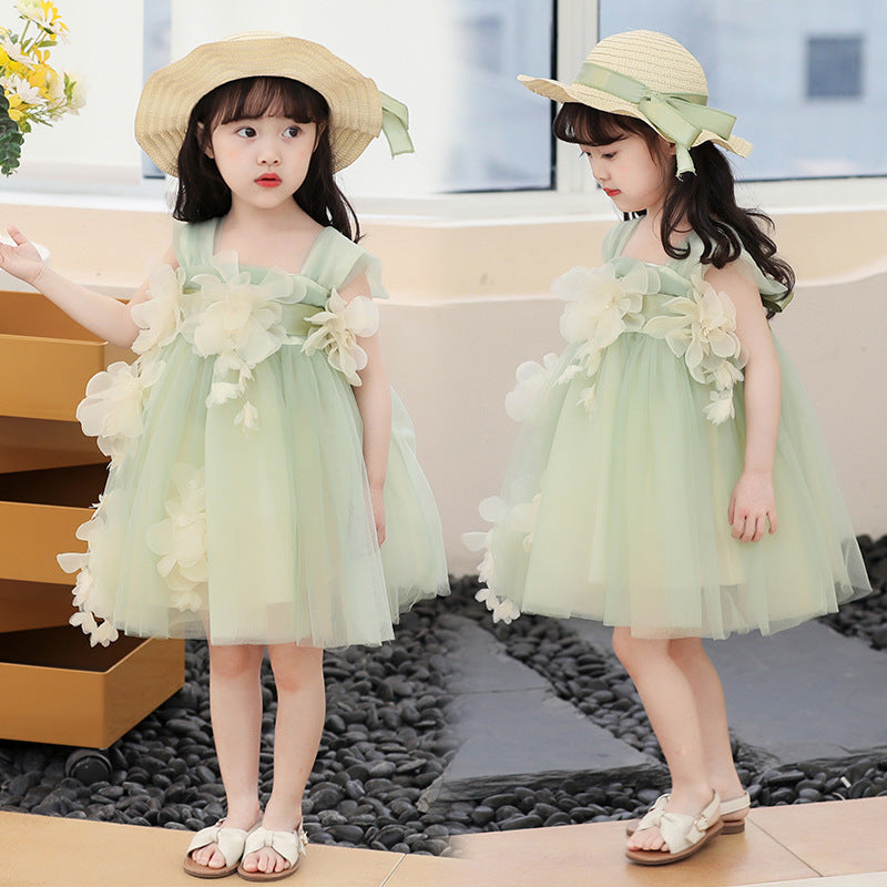 Children's New Flower Costume Sundress - Cindi Book