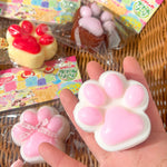 Large Cat's Paw Squeezing Toy Coconut Meat Powder Plush Good-looking Decompression Artifact - Cindi Book