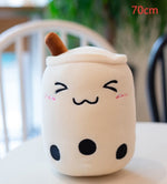 Cute Fruit Drink Plush Stuffed Soft Strawberry Milk Tea Plush Boba Tea Cup Toy Bubble Tea Pillow Cushion Kids Gift - Cindi Book