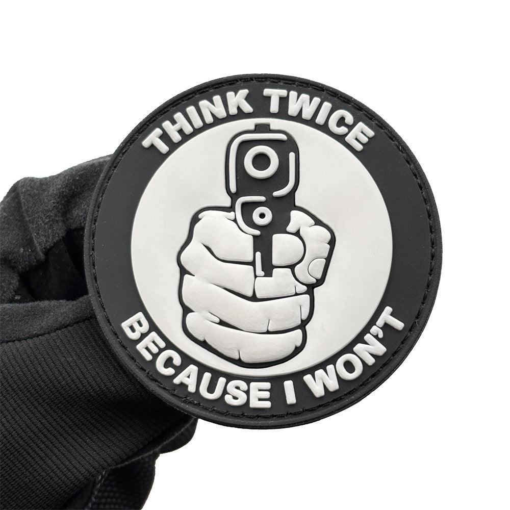 THINK TWICE BECAUSE I WON'T THINK TWICE Before Chapter PVC Flexible Glue Armband - Cindi Book