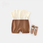 Baby Summer Short Sleeve Rompers Thin - Cindi Book