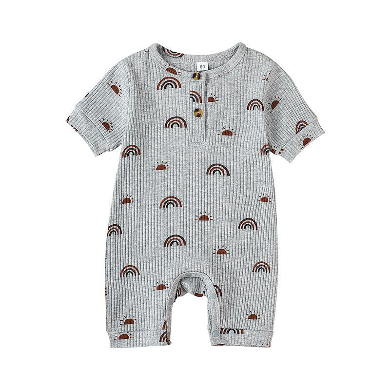 Summer New Short Sleeves For Baby And Infants Rompers Jumpsuit - Cindi Book