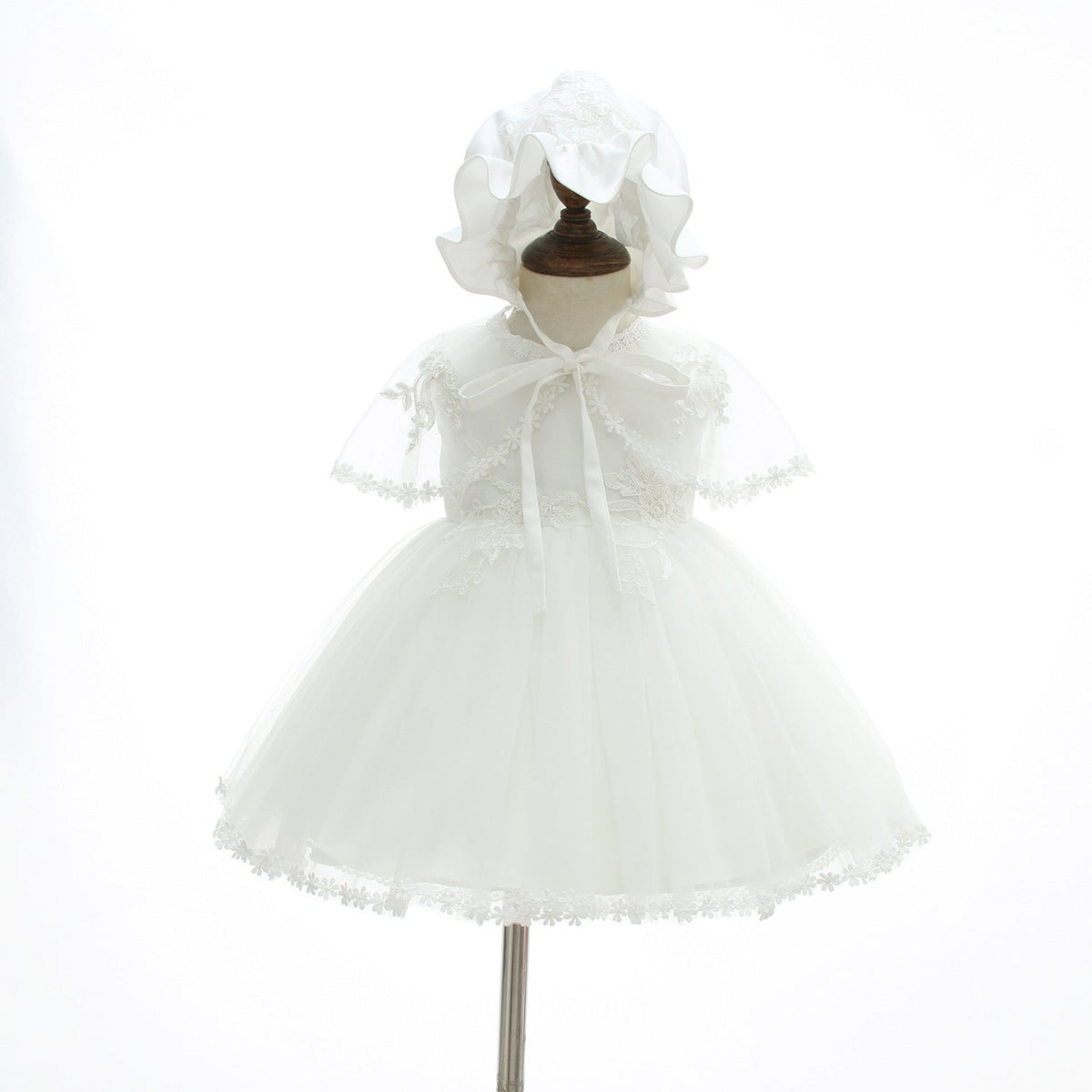 Baby Girl Children's One Year Old Full Moon Wedding Dress - Cindi Book