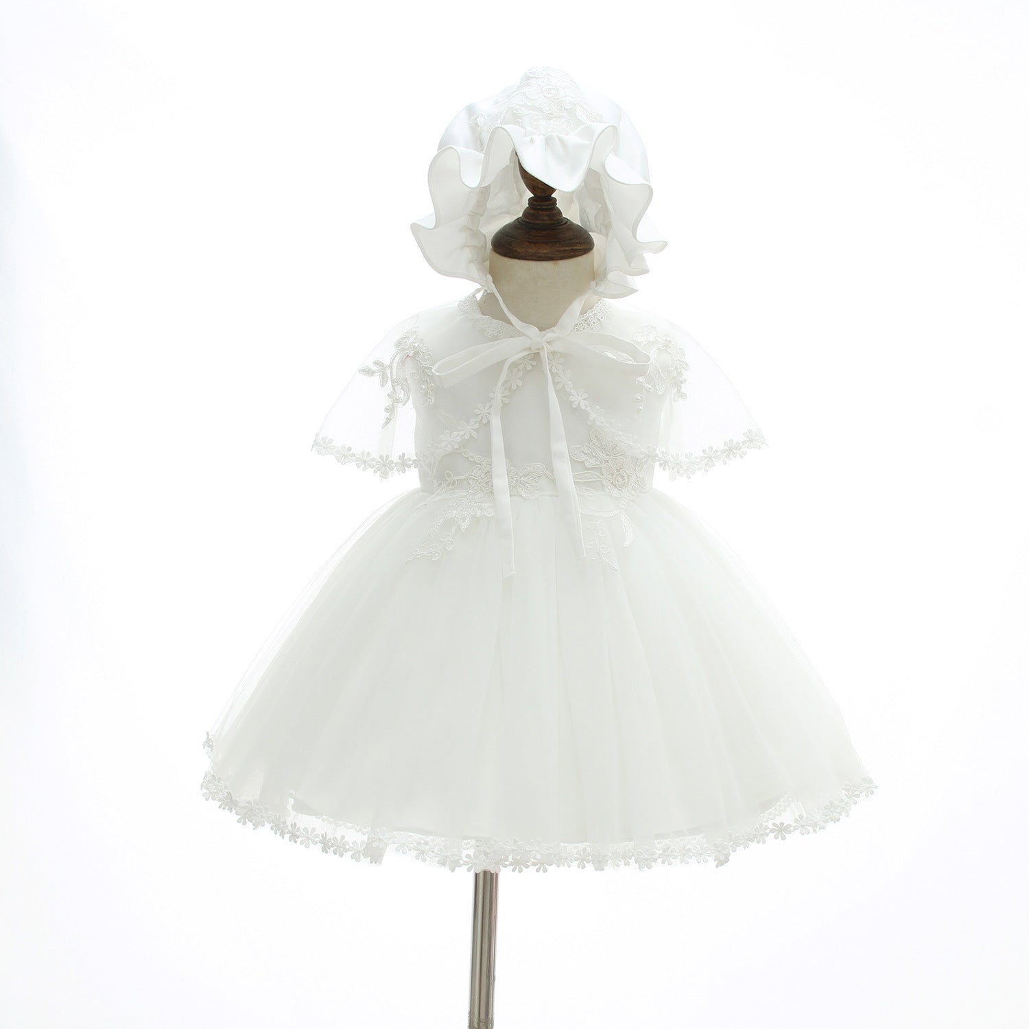 Baby Girl Children's One Year Old Full Moon Wedding Dress - Cindi Book