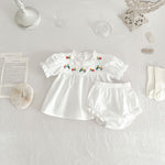 Female Treasure Embroidered Lace Two-piece Set - Cindi Book