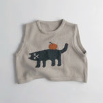 Spring And Autumn Vest Sleeveless Jacquard Knitted Cotton - Cindi Book