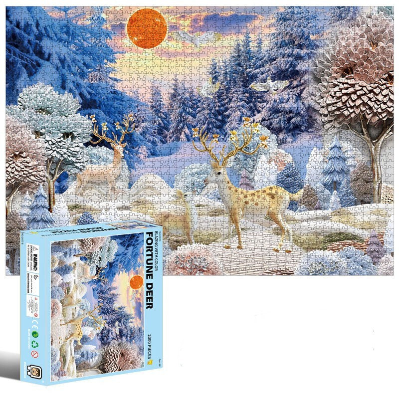 Mysterious Dragon High Difficulty 2000 Piece Puzzle - Cindi Book