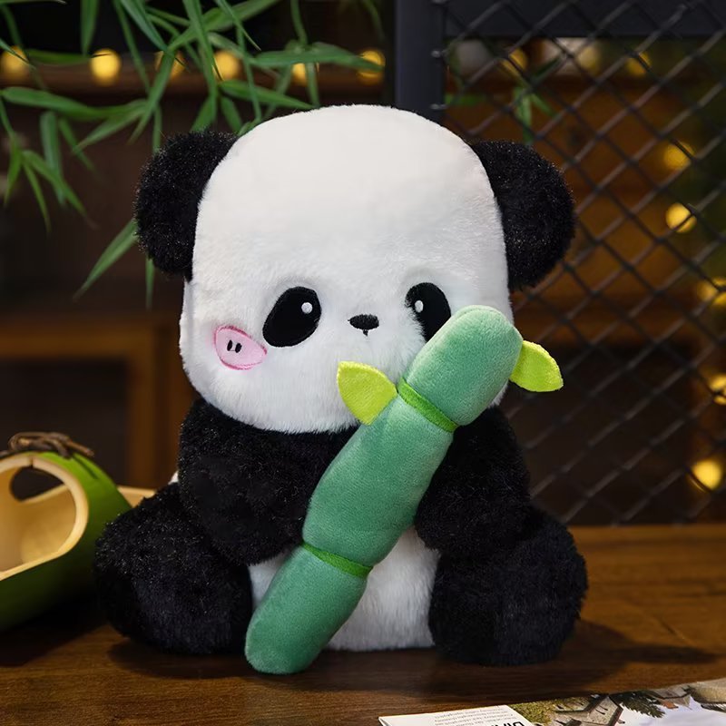 Bamboo Tube Simulation Panda Doll - Cindi Book