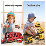 Engineering Vehicle Toy For Kids With Lights And Music - Cindi Book