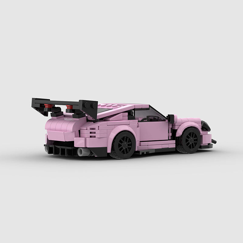 Small Particle Children Education Toy Car Racing Model Moc Building Blocks