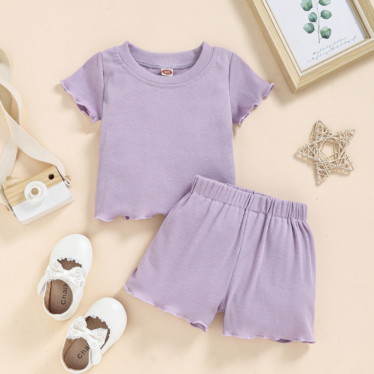 Children's Pajamas Comfortable T-Shirt Set