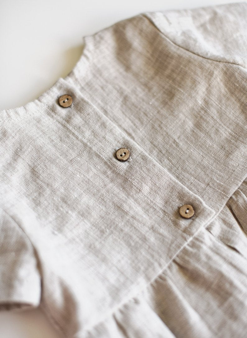 Cotton Newborn Conjoined Clothes Solid Color Short Sleeve - Cindi Book