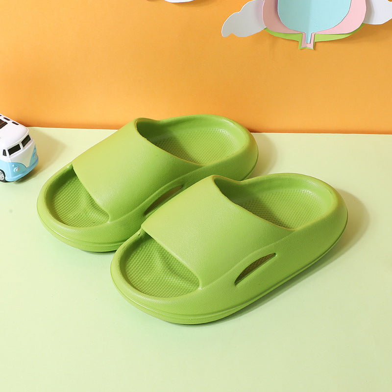 Summer Cute Thick-soled Soft-soled Home Indoor Outdoor Solid Color Sandals And Slippers - Cindi Book