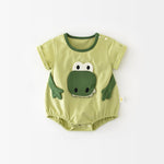 Cartoon Dinosaur Full Moon Jumpsuit For Infants And Young Children Going Out - Cindi Book