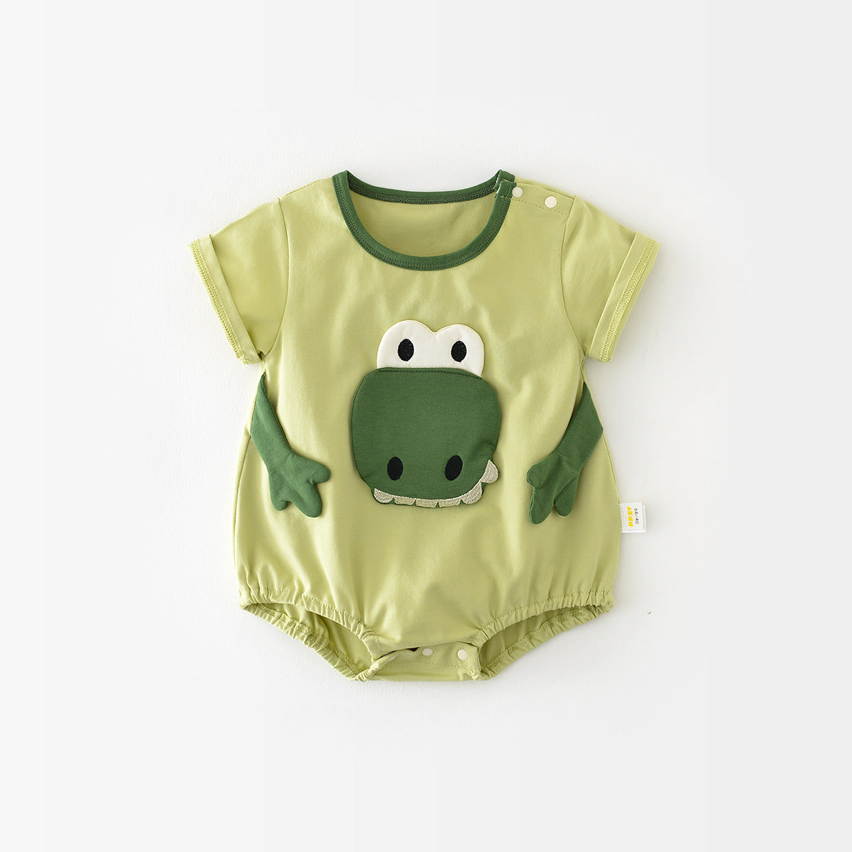 Cartoon Dinosaur Full Moon Jumpsuit For Infants And Young Children Going Out - Cindi Book