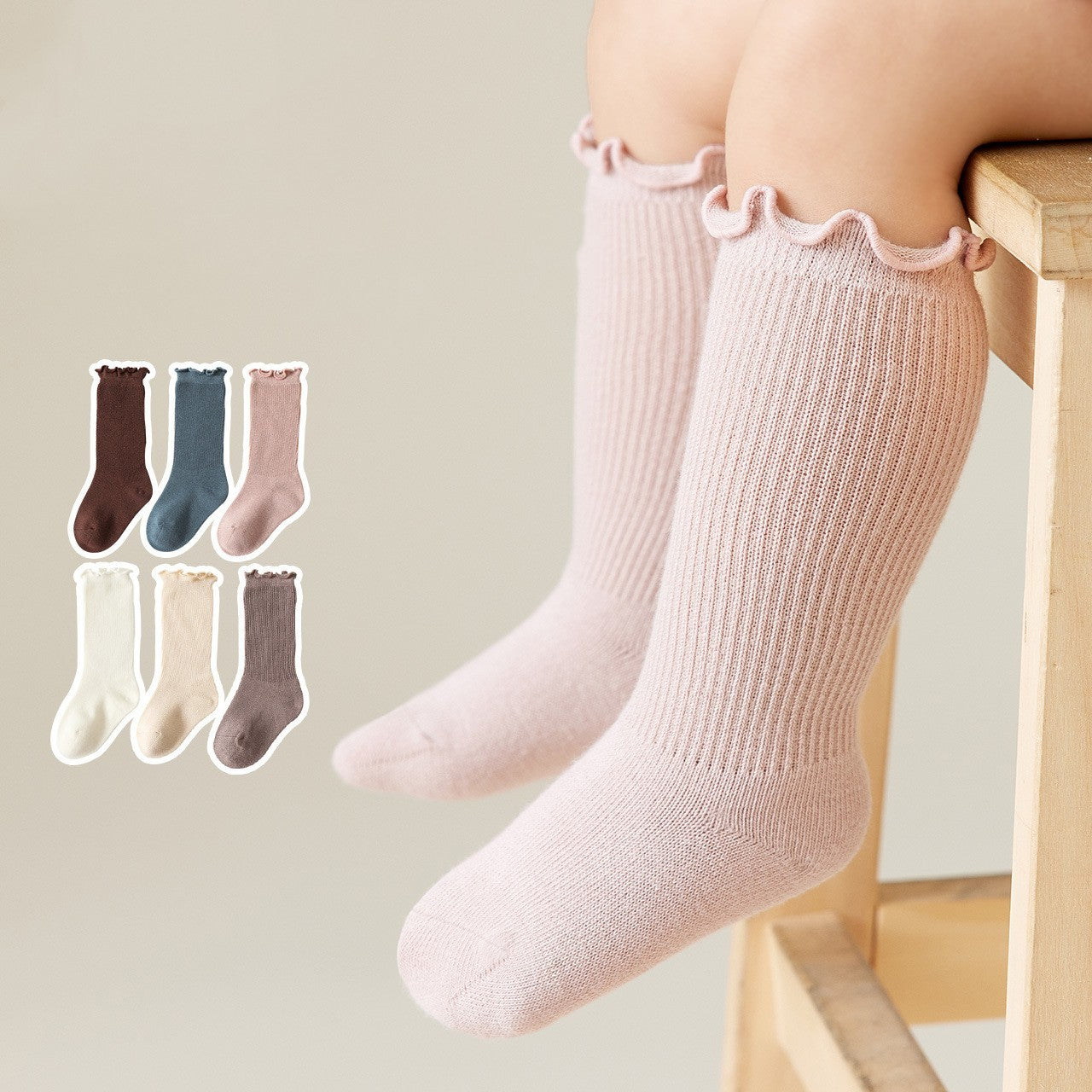 Spring And Autumn Thin Section Months Newborn Baby Socks In Autumn And Winter - Cindi Book