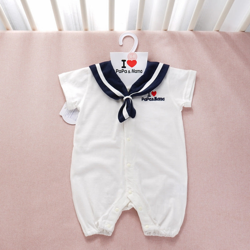 Navy Style Baby Clothes Newborn Clothes Baby Onesies - Cindi Book