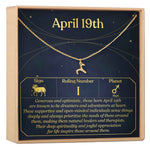 April 19th Aries Necklace