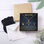 April 20th Taurus Necklace