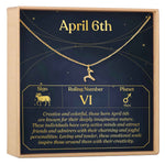 April 6th Aries Necklace