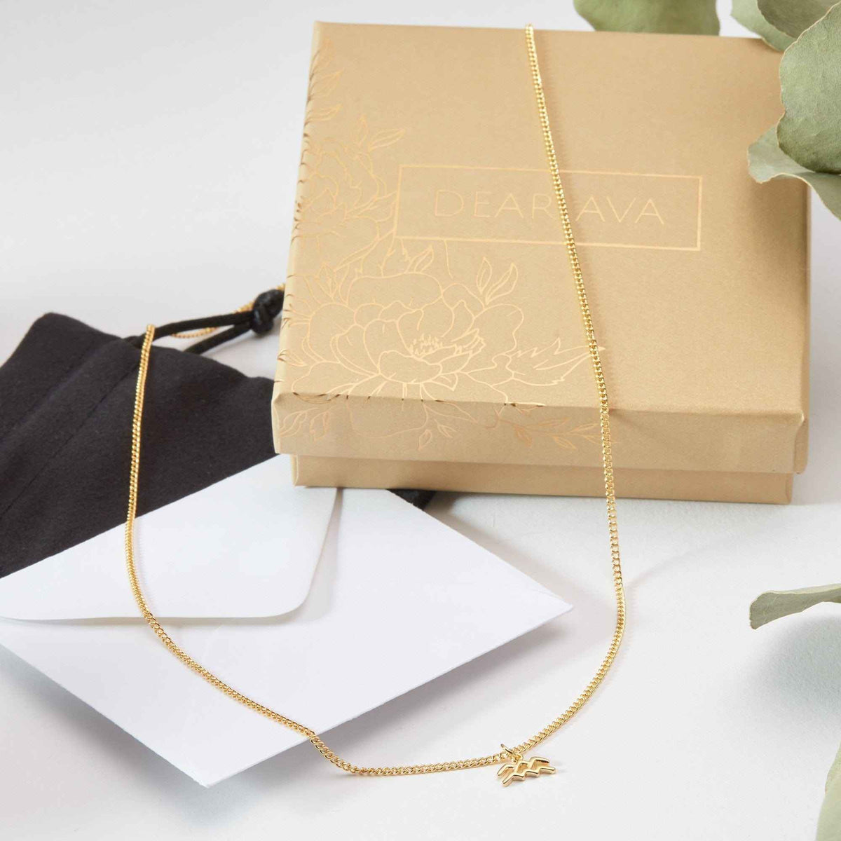 Aquarius  Zodiac Gift Necklace