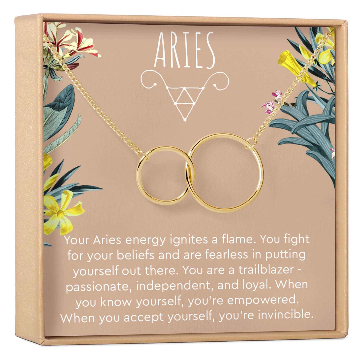 Aries Zodiac Gift Necklace