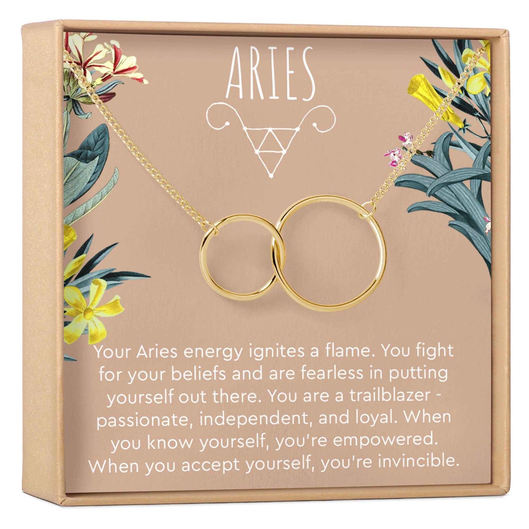 Aries Zodiac Gift Necklace