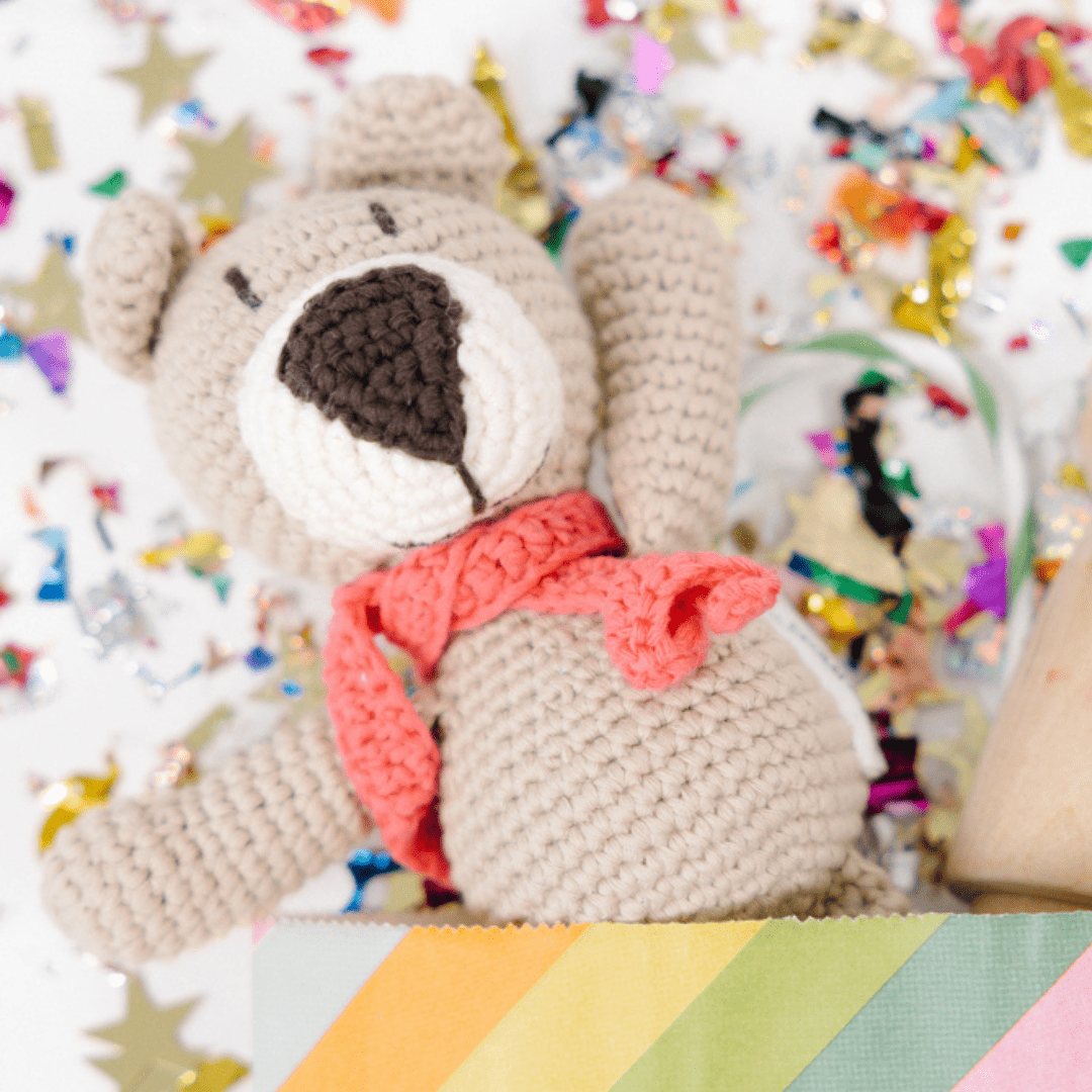 Atty the bear - beige mini