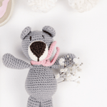 Atty the bear - grey mini
