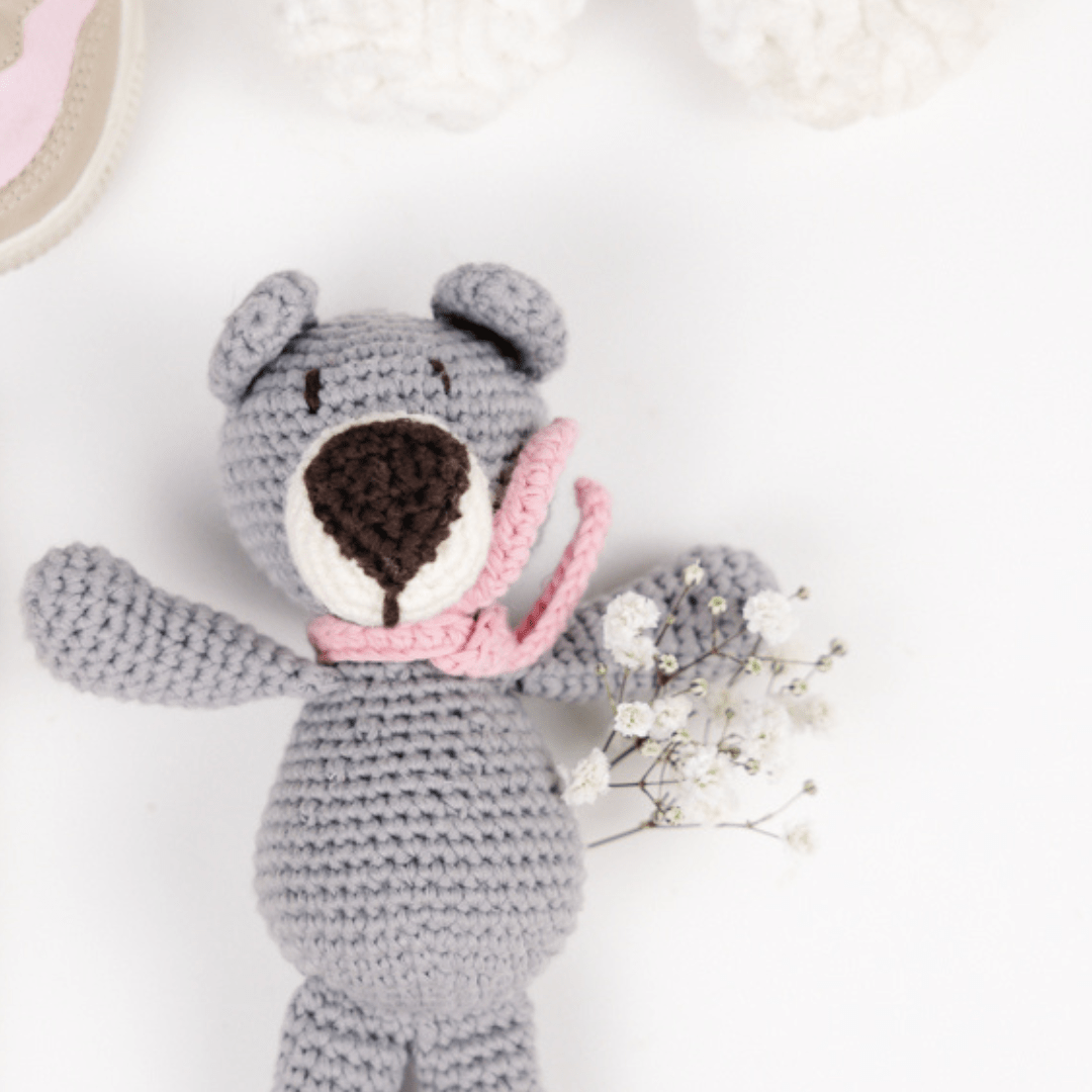 Atty the bear - grey mini