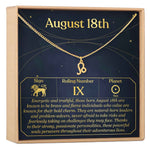 August 18th Leo Necklace