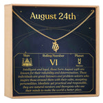 August 24th Virgo Necklace