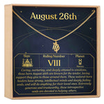 August 26th Virgo Necklace