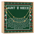 Aunt-Niece Christmas  Dot  Bracelet Set