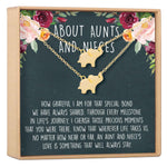 Aunt-Niece Elephant Necklace Set